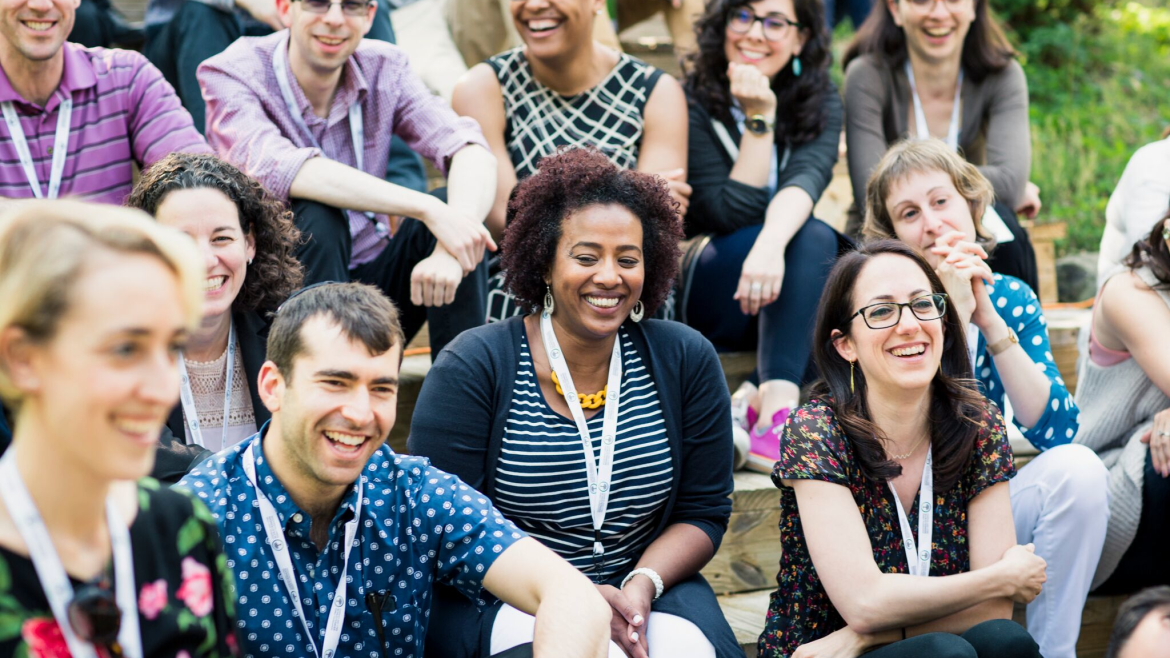 Smiling group -  Jews of Color Initiative