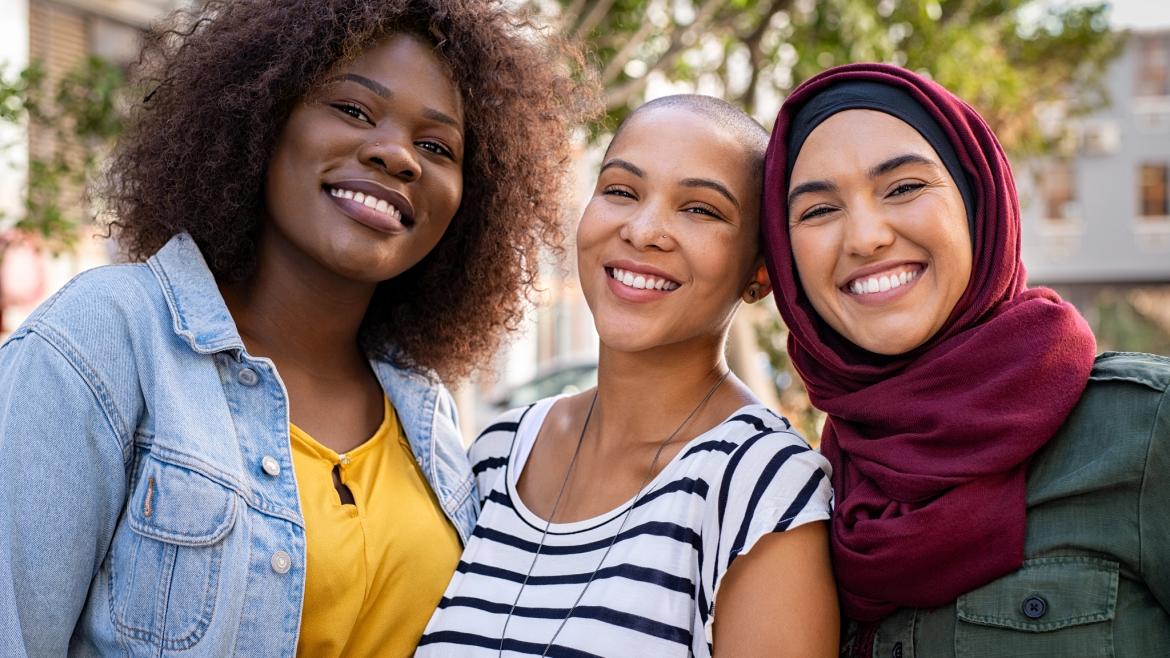 Smiling women