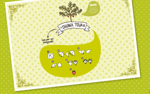 Rosh HaShana Origami Placemats
